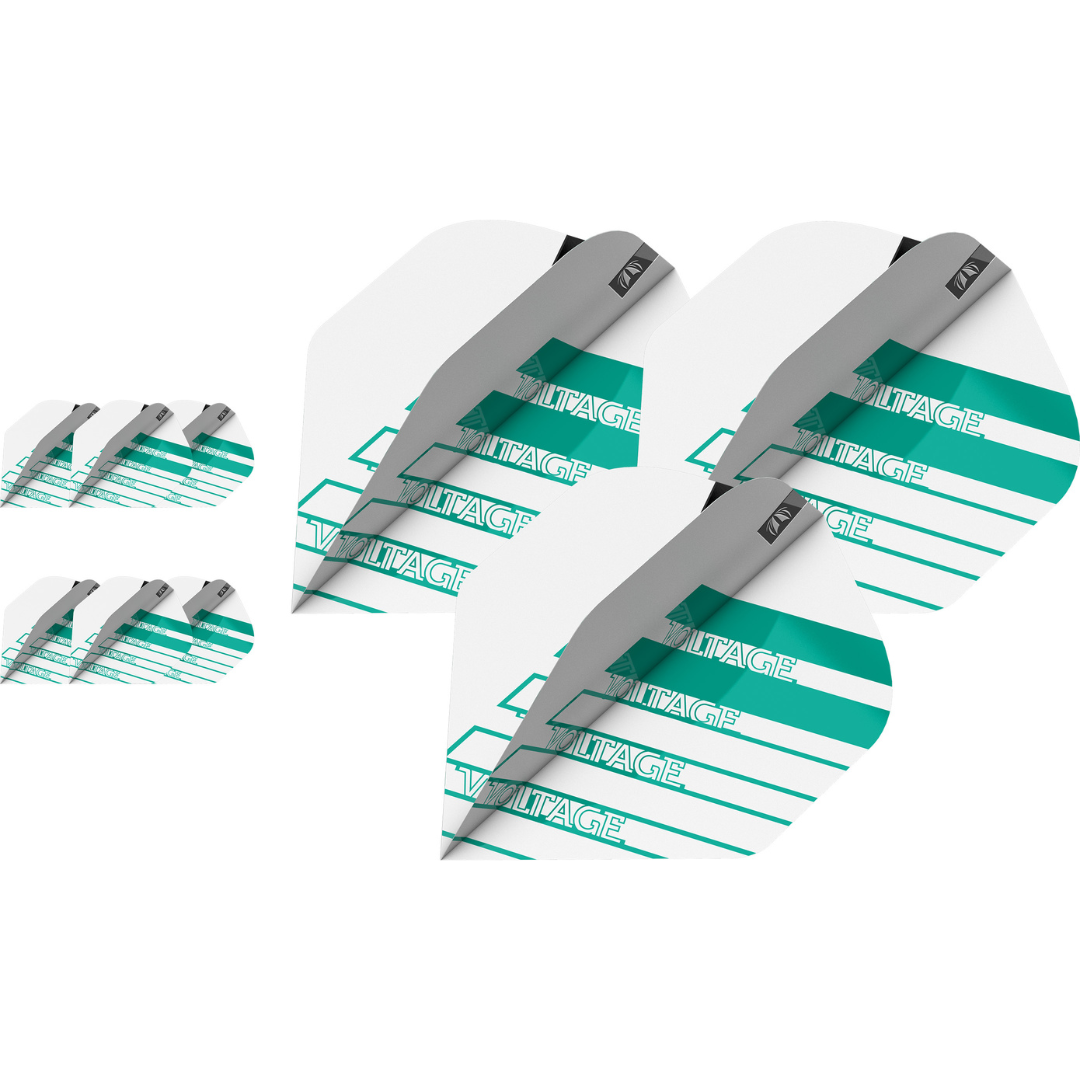  Target Flights Rob Cross Brass Pro. Ultra NO2 - 3 Sets - Weiß