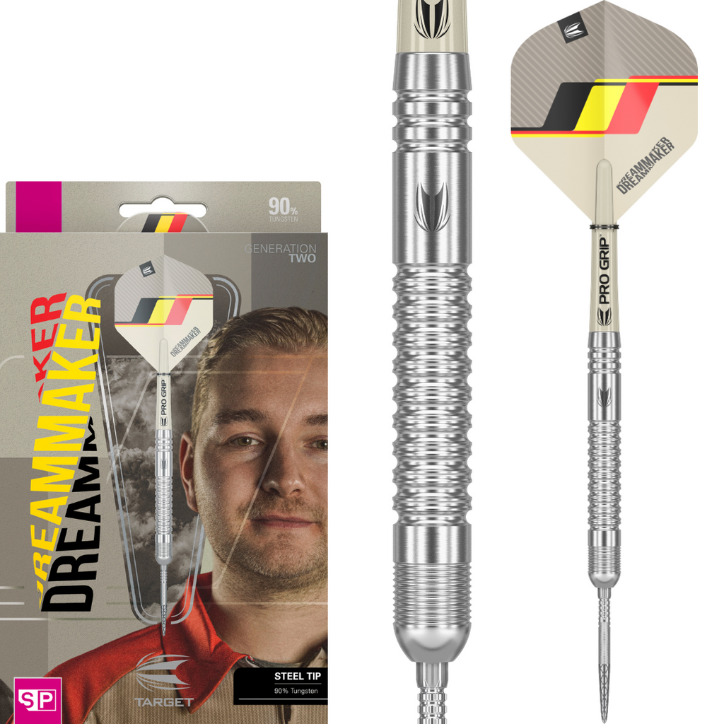  Target Dimitri Van Den Bergh G2 90% Tungsten Swiss Point Steeldarts