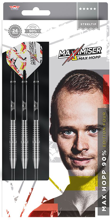  Bull's NL Max Hopp G4 90% Tungsten Steeldarts
