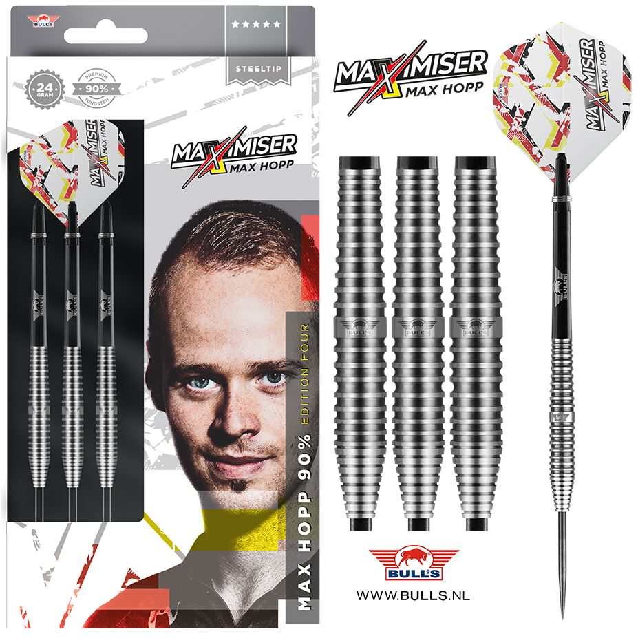  Bull's NL Max Hopp G4 90% Tungsten Steeldarts