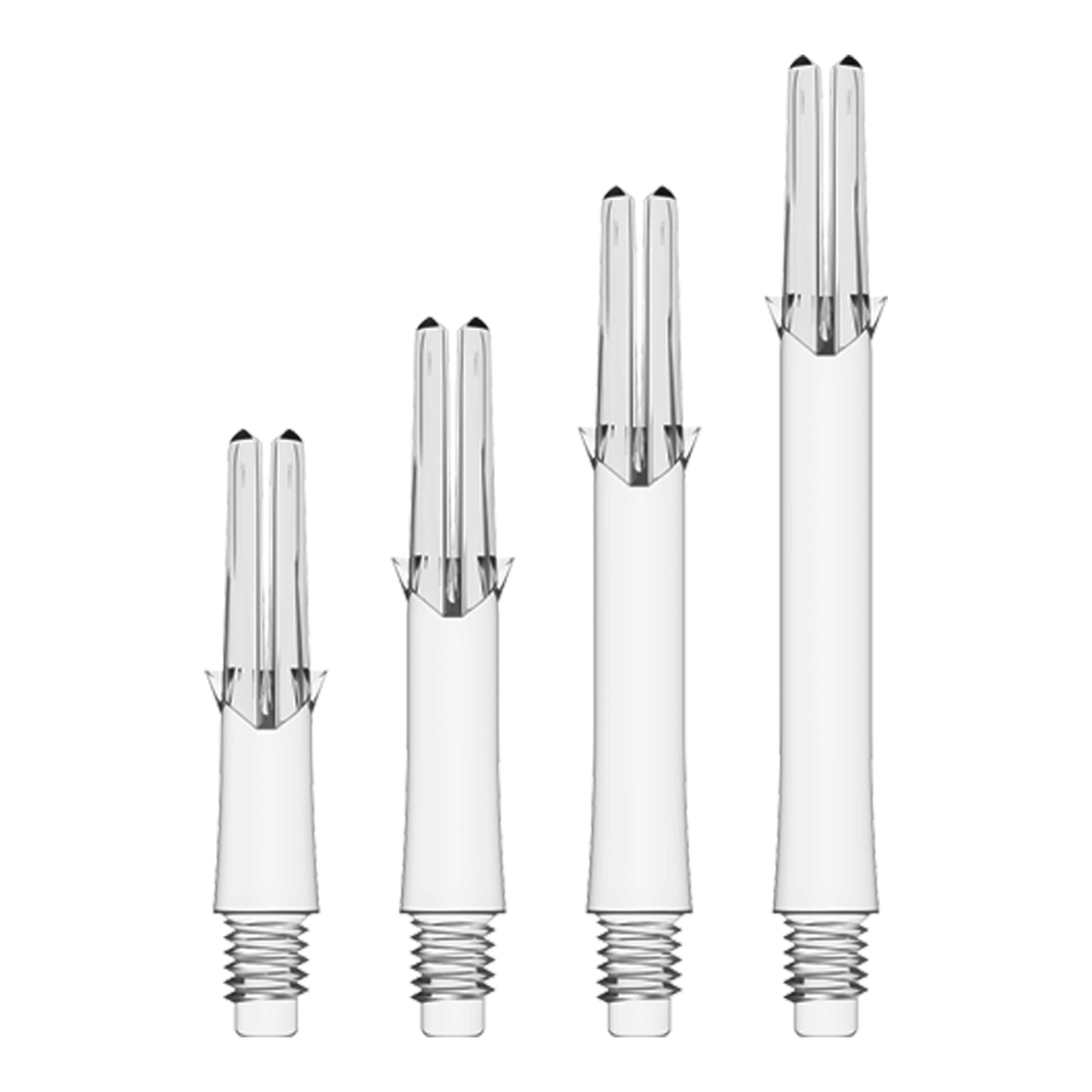  L-Style Locked Straight Shafts - Transparent