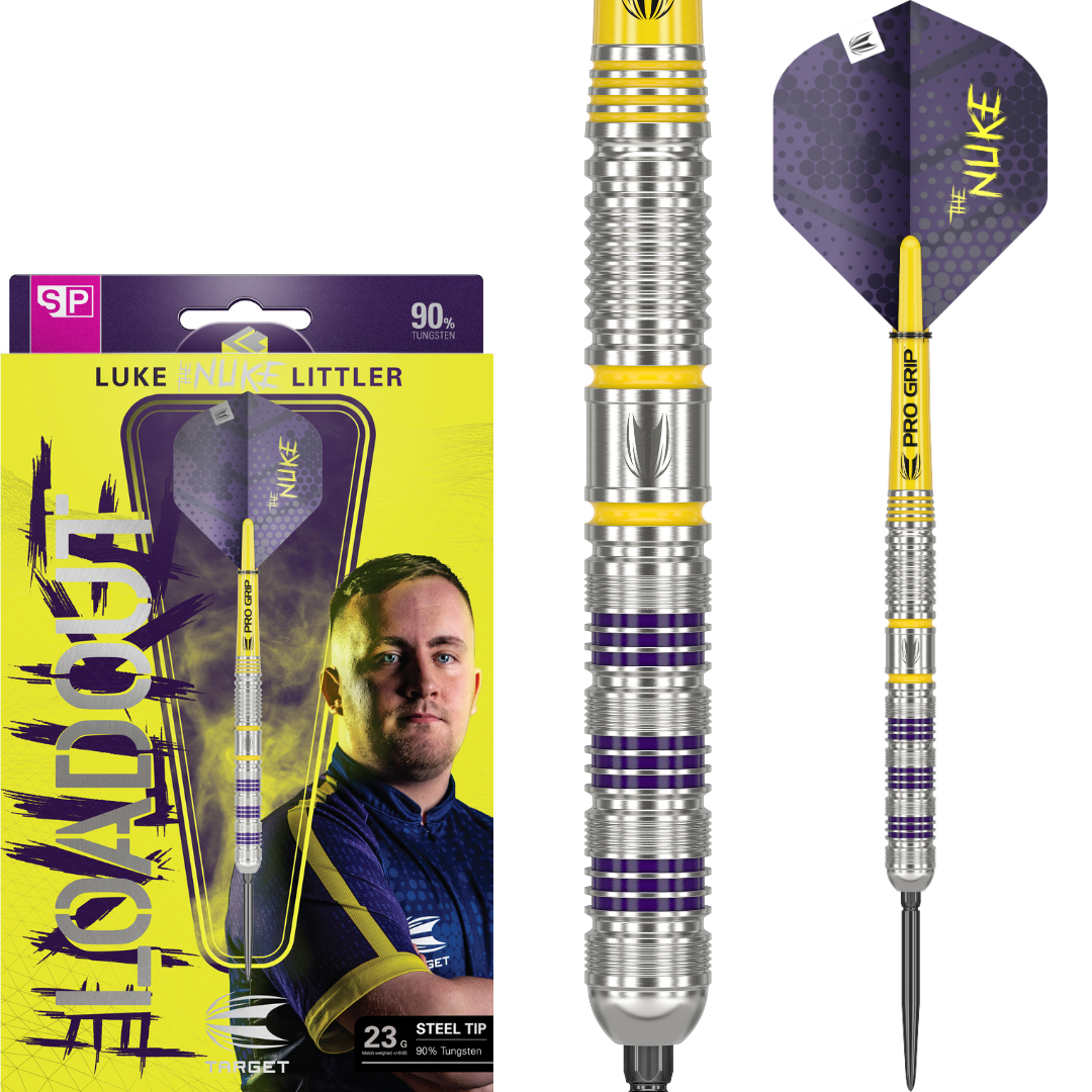  Target Luke Littler Loadout 90% Tungsten Swiss Point Steeldarts