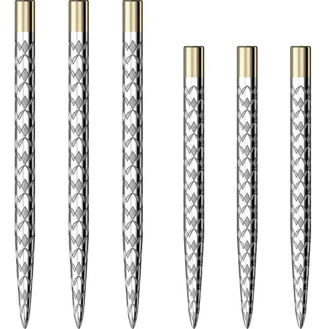  Mission Laser Plus Dart Points - Multi Logo - Silber