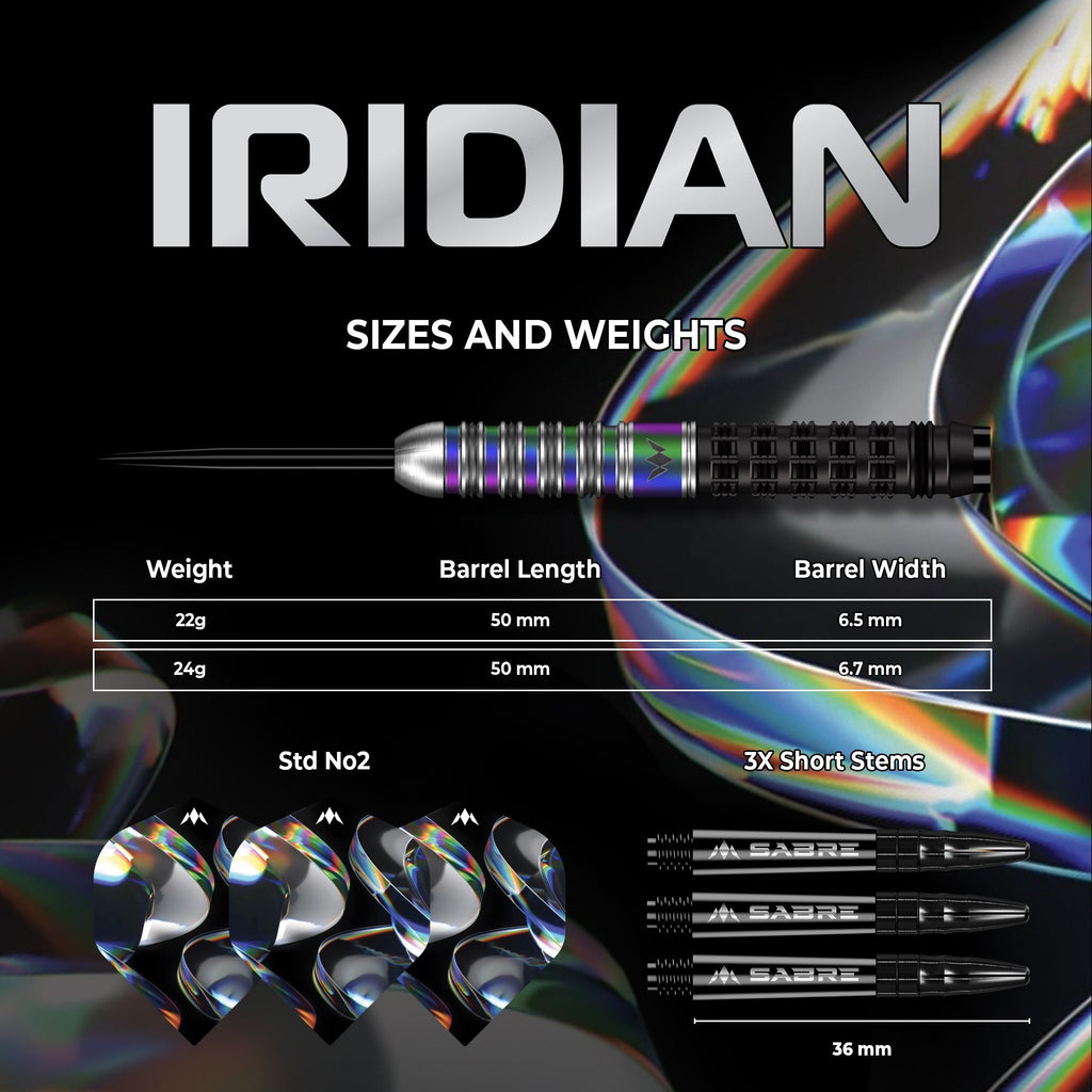  Mission Iridian 90% Tungsten Steeldarts