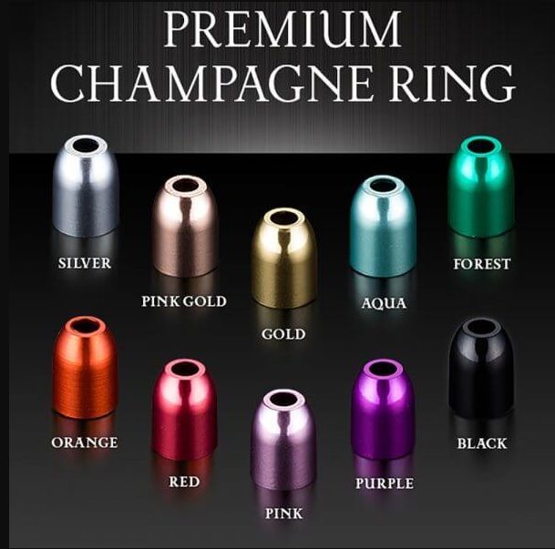  L-Style Premium Champagne Rings
