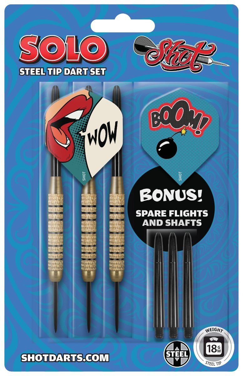  Shot Value Range Solo Brass Steeldarts