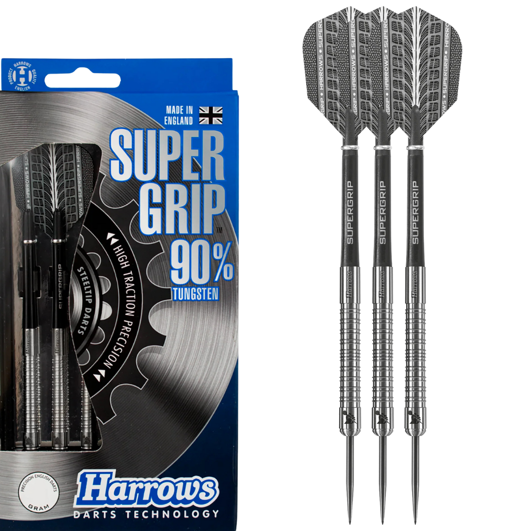  Harrows Super Grip 90% Tungsten Steeldarts