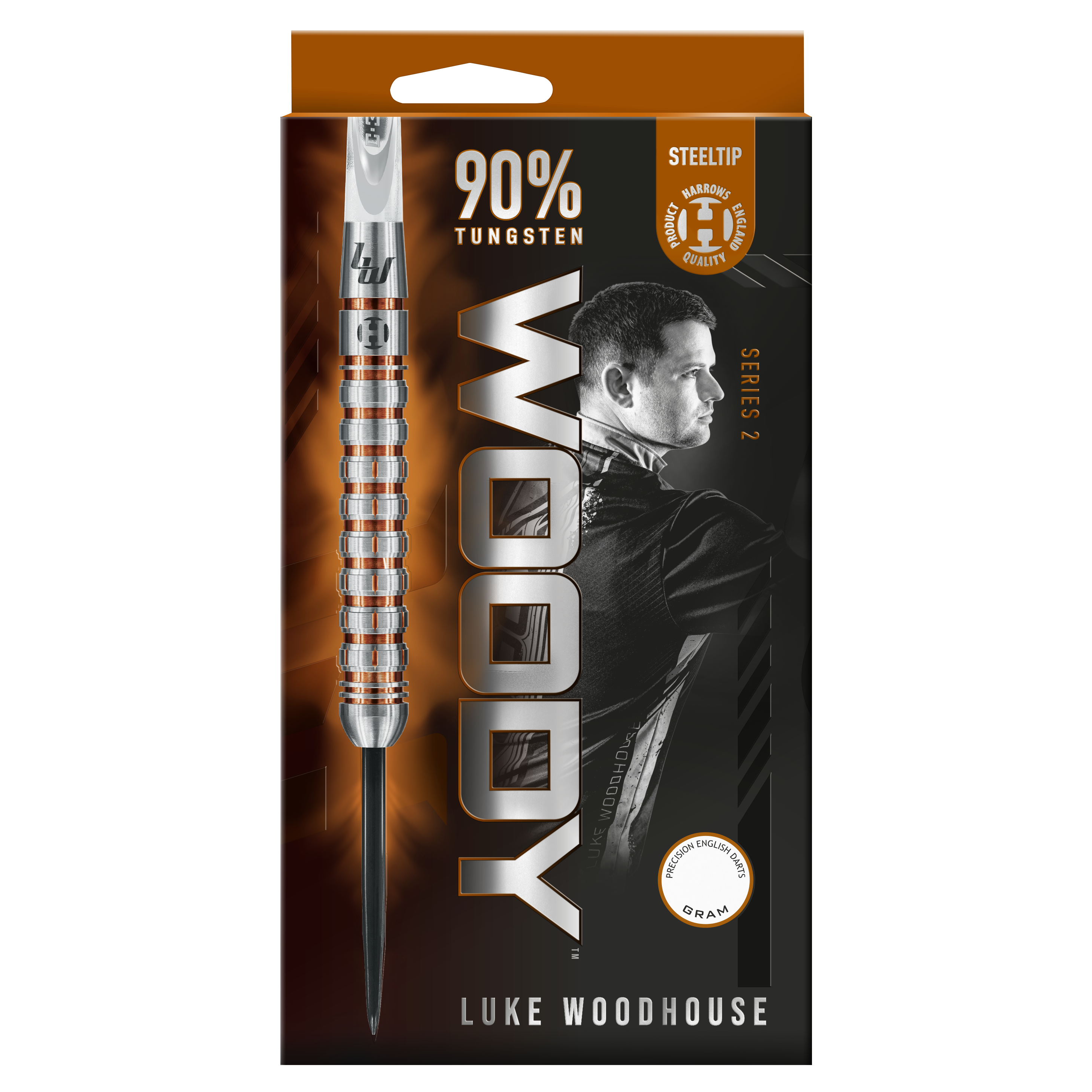  Harrows Luke Woodhouse Series 2 90% Tungsten Steeldarts