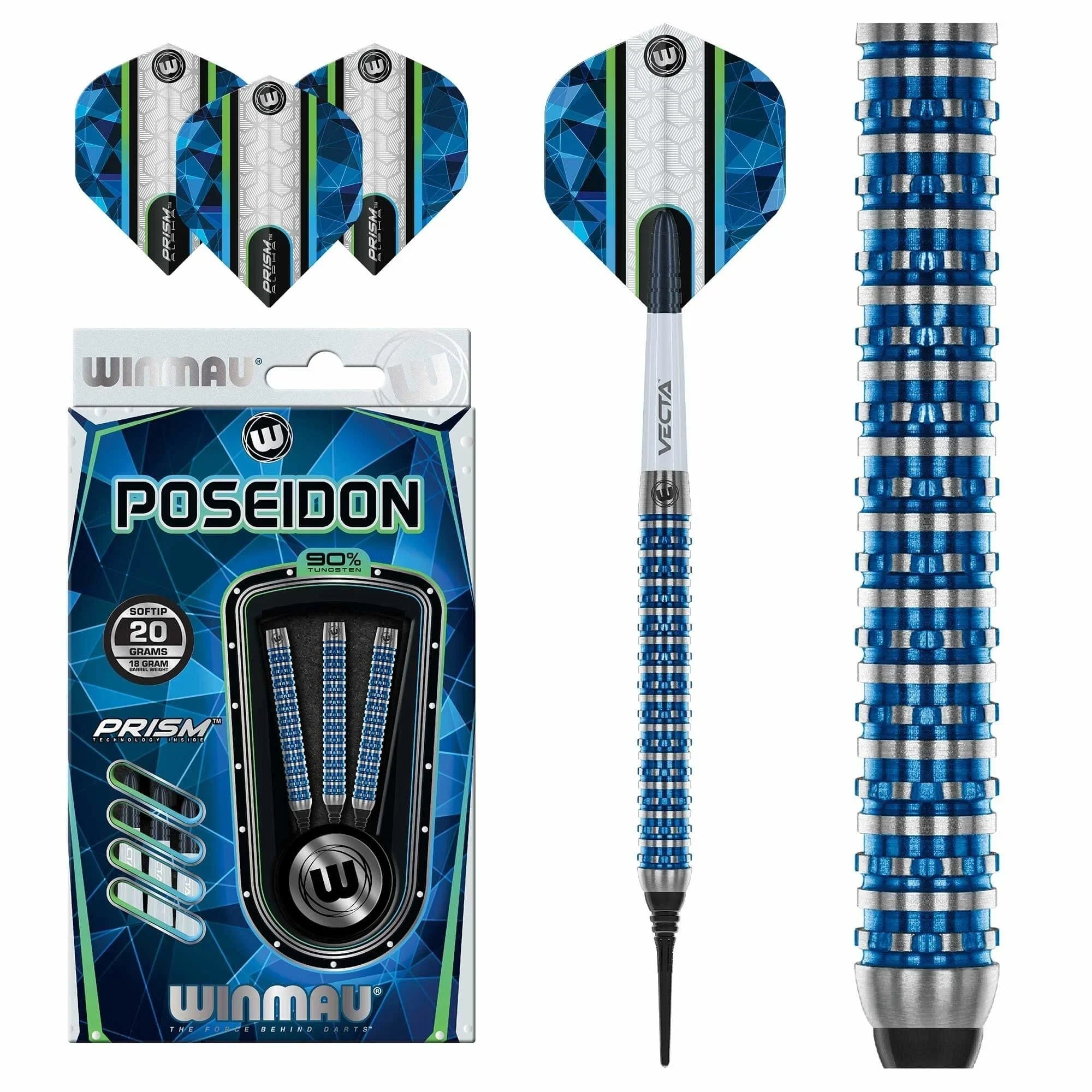  Winmau Poseidon 90% Tungsten Softdarts