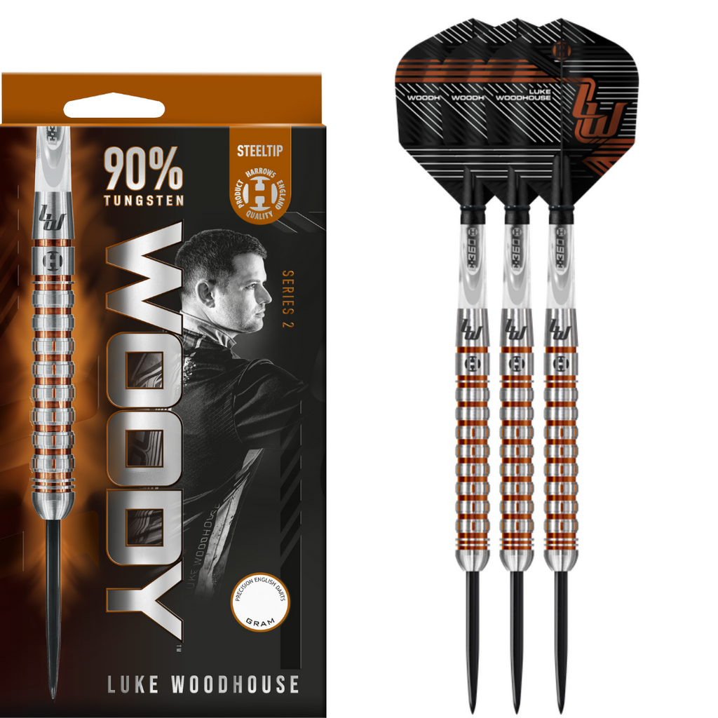  Harrows Luke Woodhouse Series 2 90% Tungsten Steeldarts